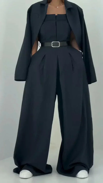 Eclat™ | Women's Ensemble Bustier + Jacket – Elegant & Trendy Style