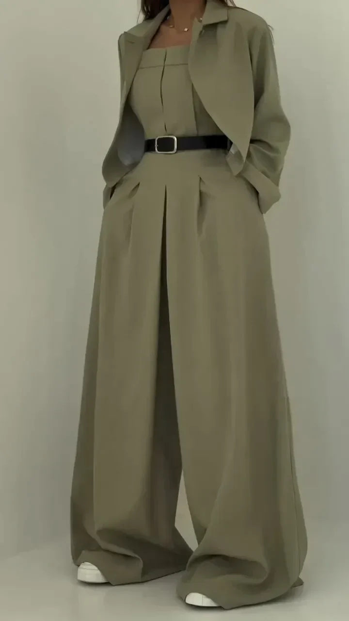 Eclat™ | Women's Ensemble Bustier + Jacket – Elegant & Trendy Style