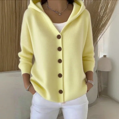 Nylah | Hooded Vest with Buttons