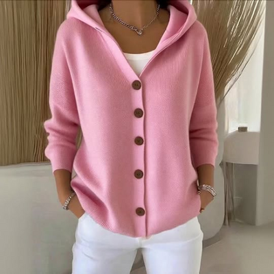 Nylah | Hooded Vest with Buttons