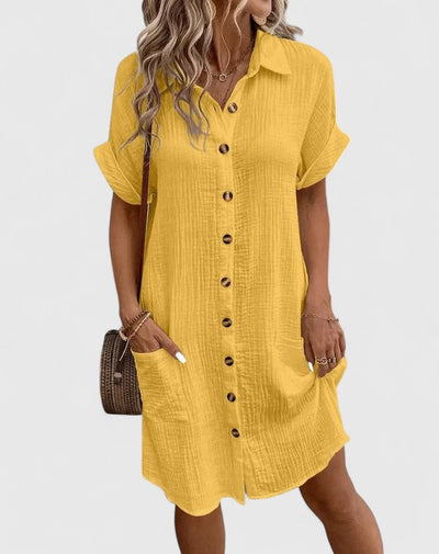 Gianelleza™ | Sophisticated Midi Summer Dress