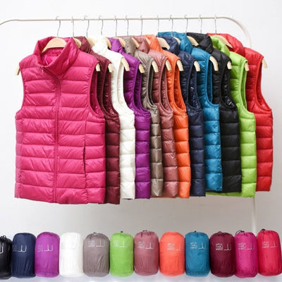 Amira™ | Lightweight Puffer Vest with Pleated Design